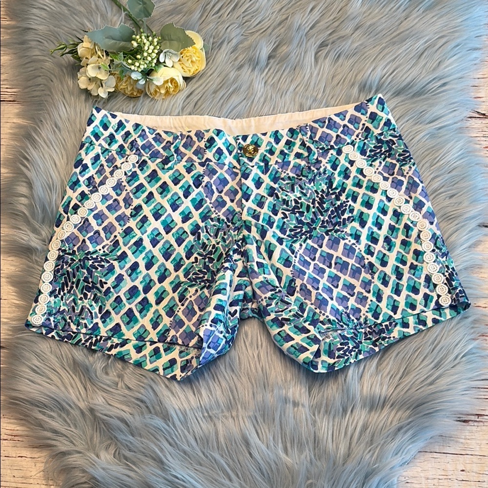Lilly Pulitzer The Callahan Short in Resort White Toe in sz 0